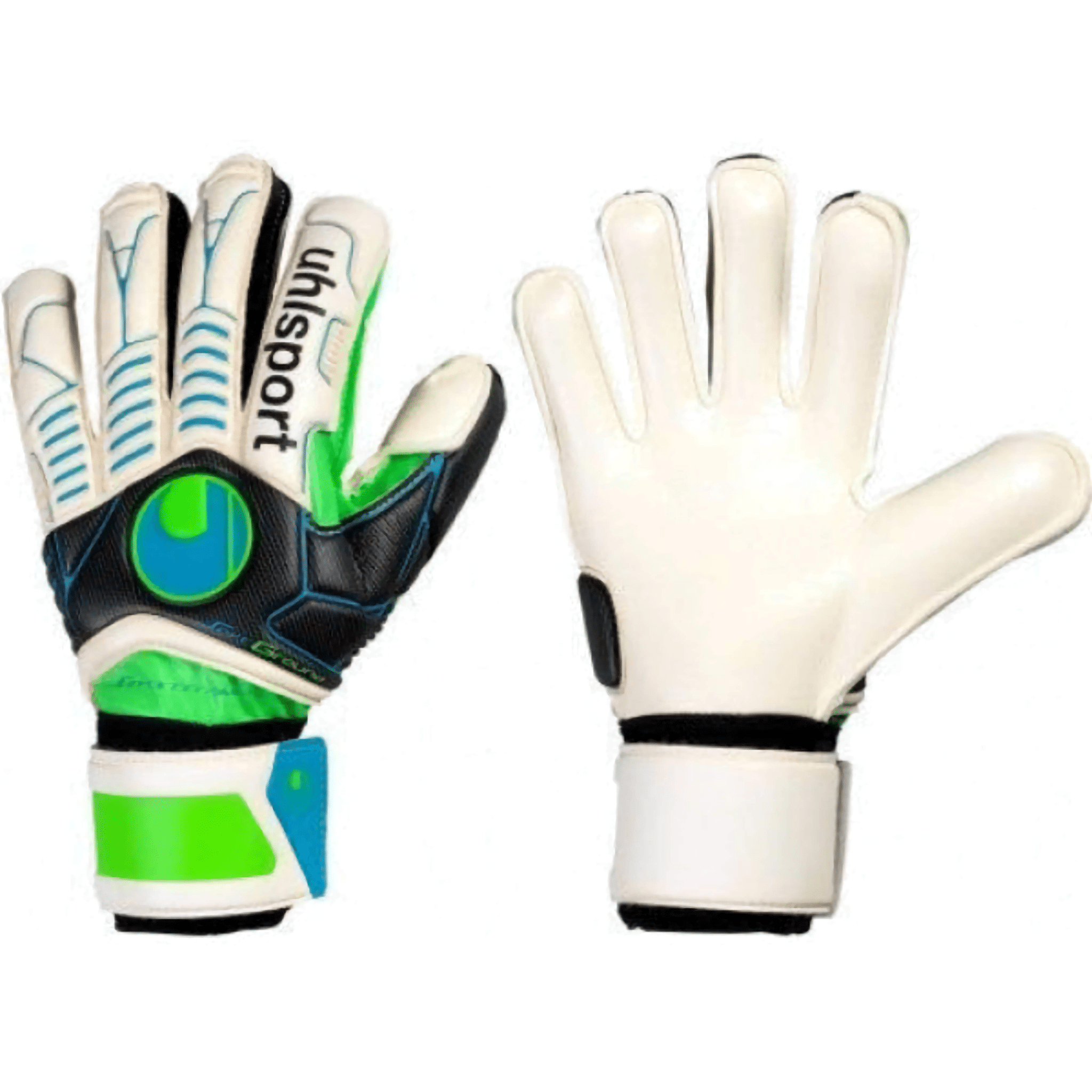 Uhlsport Ergonomic Soft SF/C Goalkeeper Gloves Black/Green - Best Buy Soccer