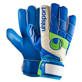 Uhlsport Fangmaschine Soft Goalkeeper Gloves Blue/Green - Best Buy Soccer