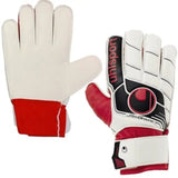 Uhlsport Fangmaschine Starter Soft Goalkeeper Gloves White/Black/Red - Best Buy Soccer