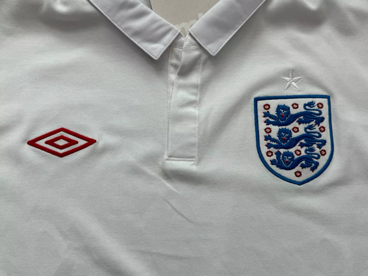 Umbro England Home Long Sleeve Jersey 2010/2011 White - Best Buy Soccer