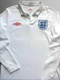 Umbro England Home Long Sleeve Jersey 2010/2011 White - Best Buy Soccer