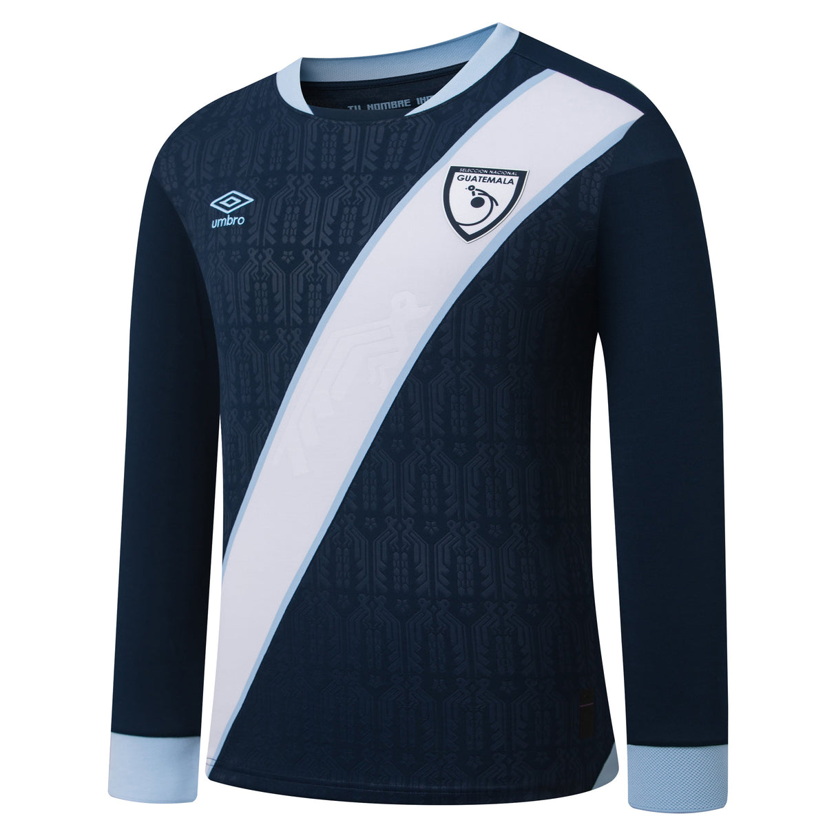 Umbro Guatemala Away Long Sleeve Men's Soccer Jersey 26 - Navy - Best Buy Soccer