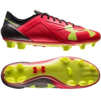 Under Armour Spotlight FG - Red/Black/Yellow - Best Buy Soccer
