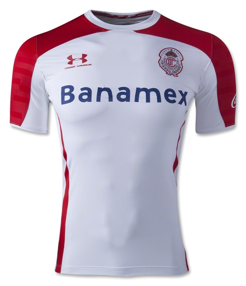 Under Armour Toluca Away Jersey 14 - White/Red - Best Buy Soccer