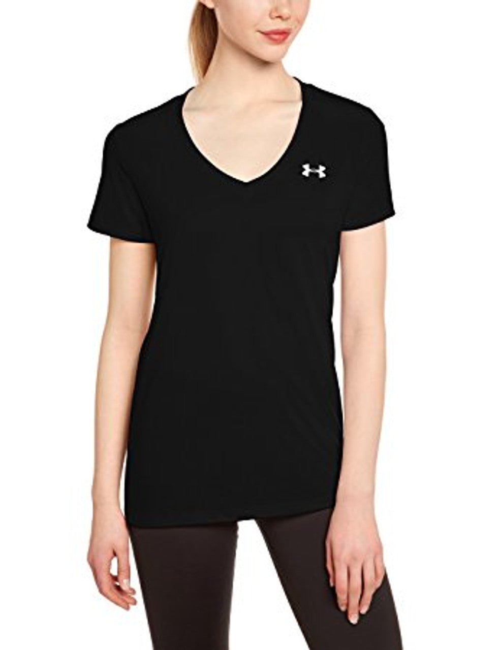 Under Armour Women Tech SSV Solid Black - Best Buy Soccer