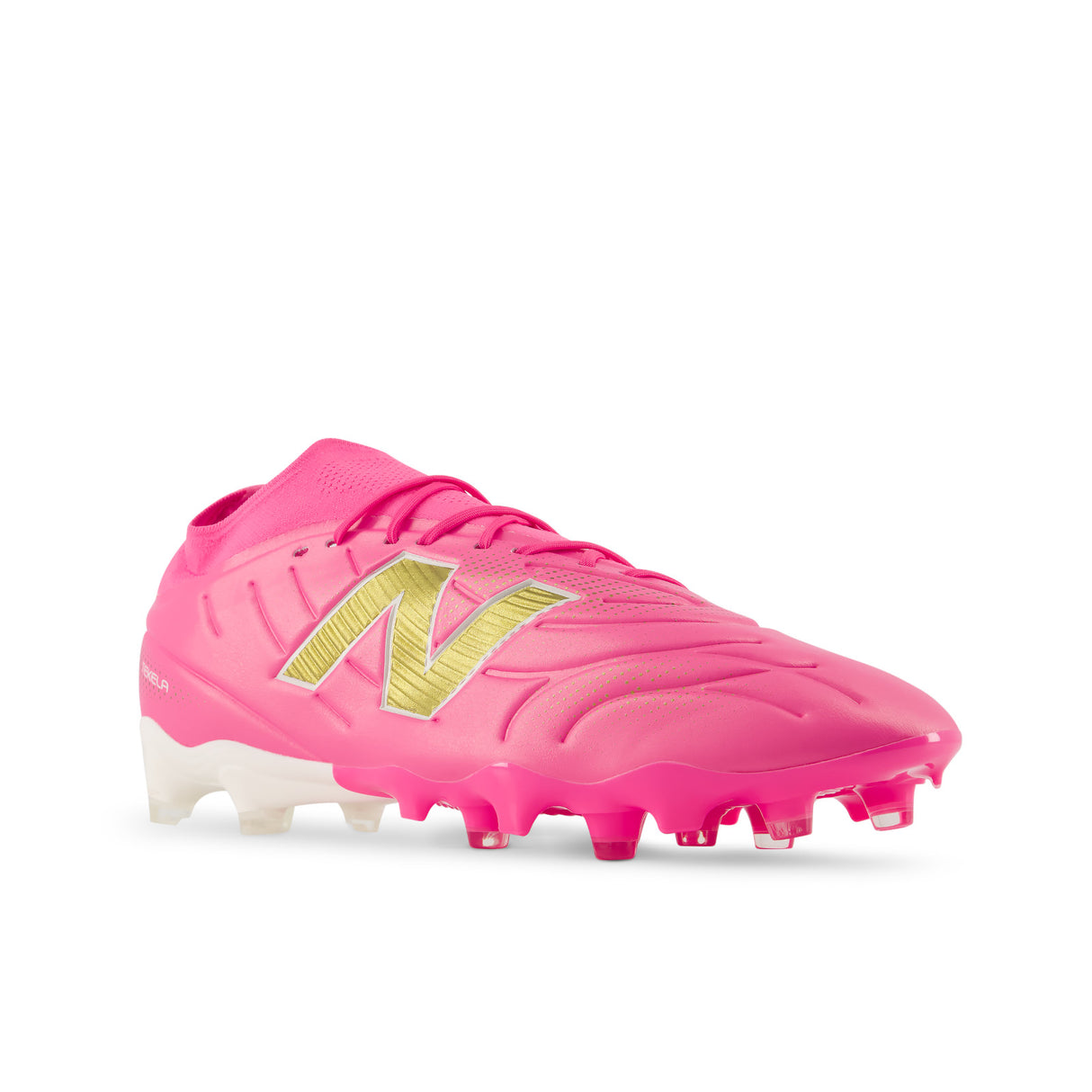 New Balance Tekela Team Low Laced V5 FG Firm Ground Men's Soccer Cleats - Pink Heat