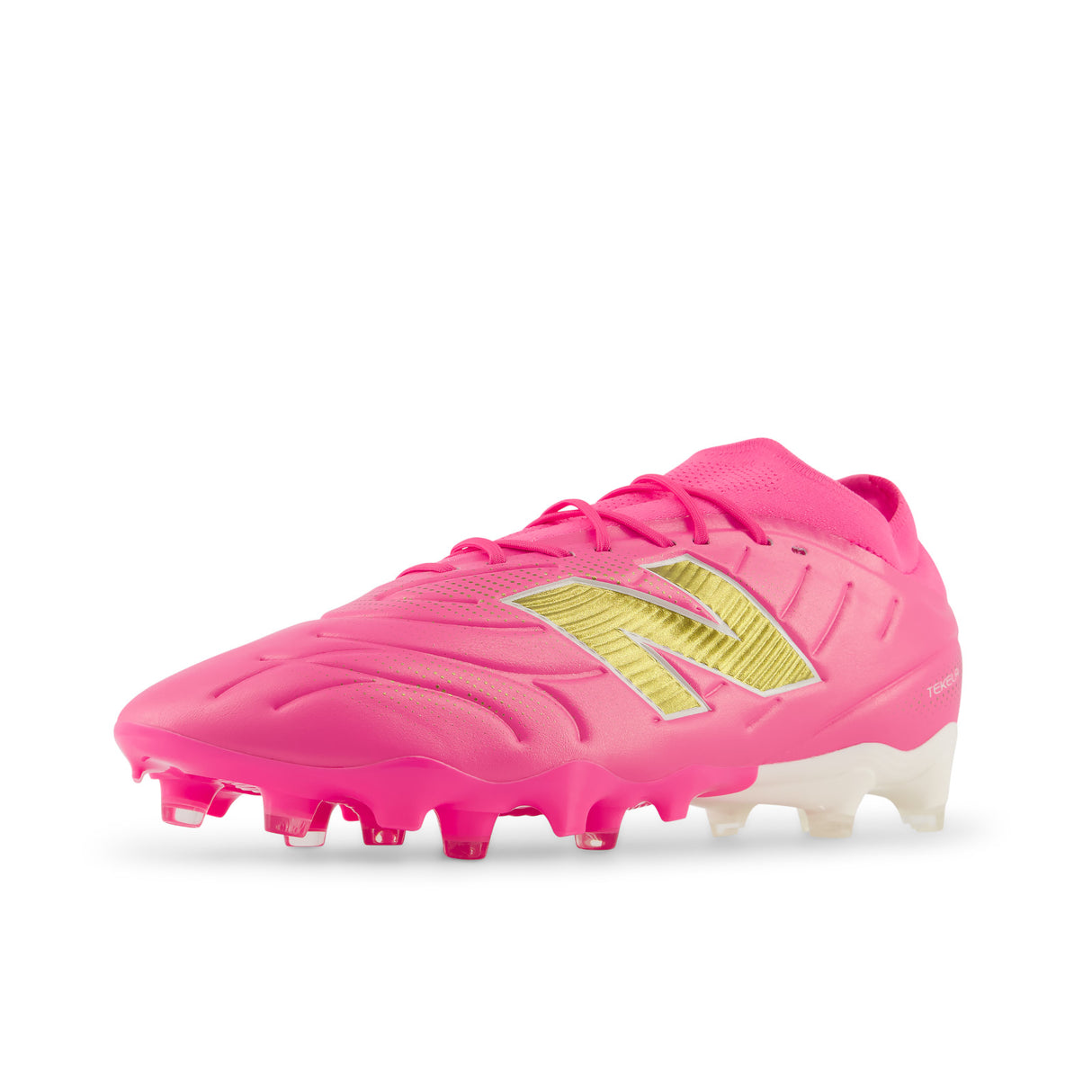 New Balance Tekela Team Low Laced V5 FG Firm Ground Men's Soccer Cleats - Pink Heat