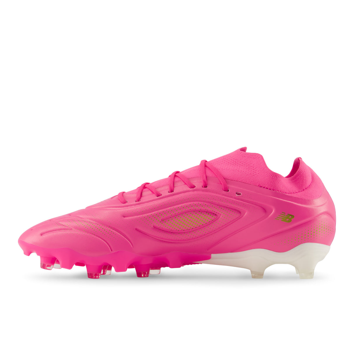 New Balance Tekela Team Low Laced V5 FG Firm Ground Men's Soccer Cleats - Pink Heat