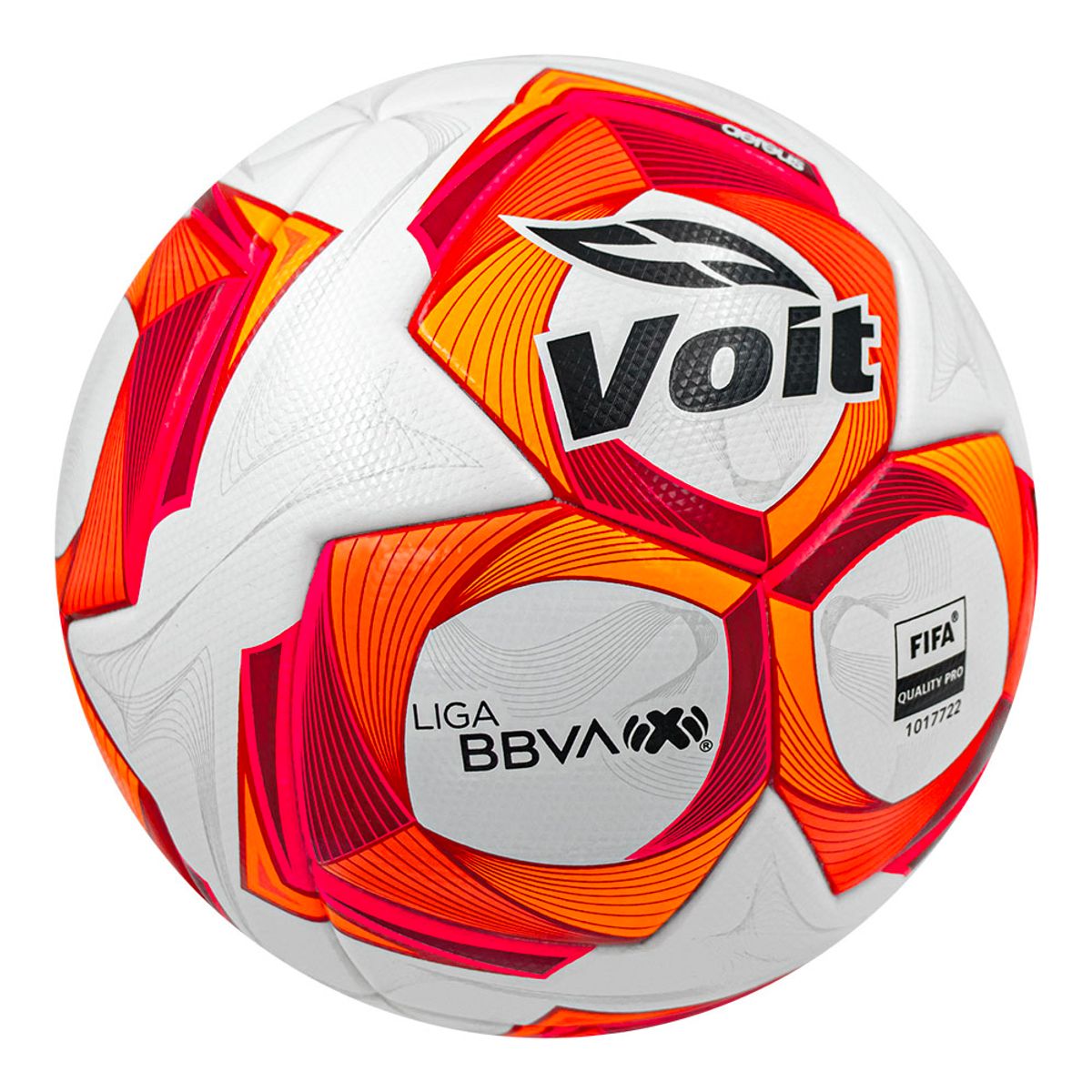 Voit AEREUS Liga MX Opening 2025 Quality FIFA Pro Soccer Ball - White/Red/Orange - Best Buy Soccer