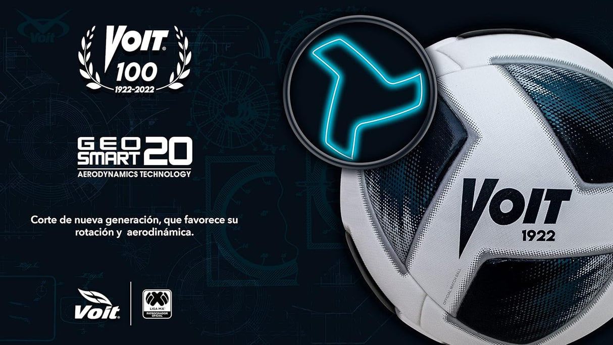 Voit Pro Clausura Replica Soccer Ball 2022 - White/Black - Best Buy Soccer