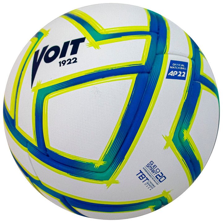 Voit Pro Fundacion BBVA FIFA Quality Pro, Official Match Soccer Ball - White/Blue/Yellow - Best Buy Soccer