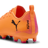 PUMA Future 8 Play FG/AG Youth Soccer Cleats - Orange/Black