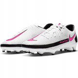 Nike Phantom GT Academy FG Men's Soccer Cleats - White/Pink/Black