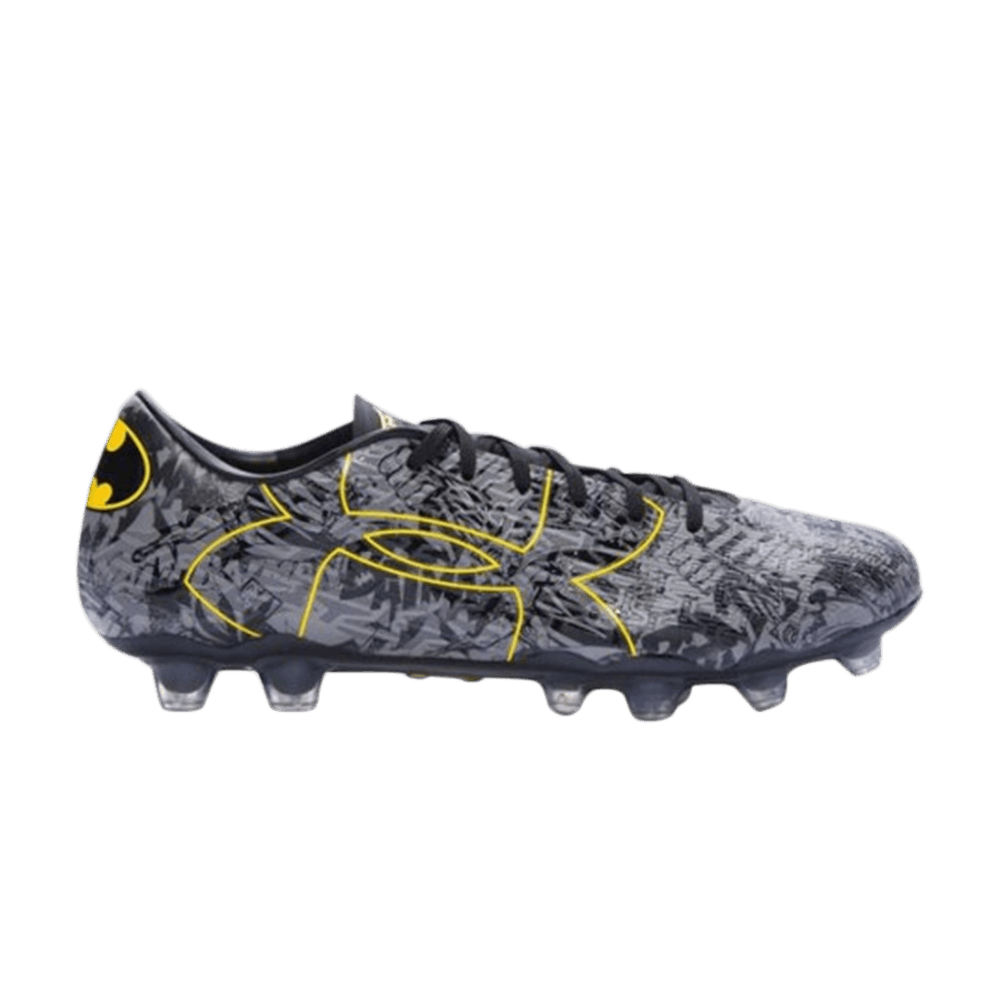 Botas de fútbol para terreno firme Under Armour Alter Ego Clutch Fit Force 2.0 FG Negro/Acero/Taxi