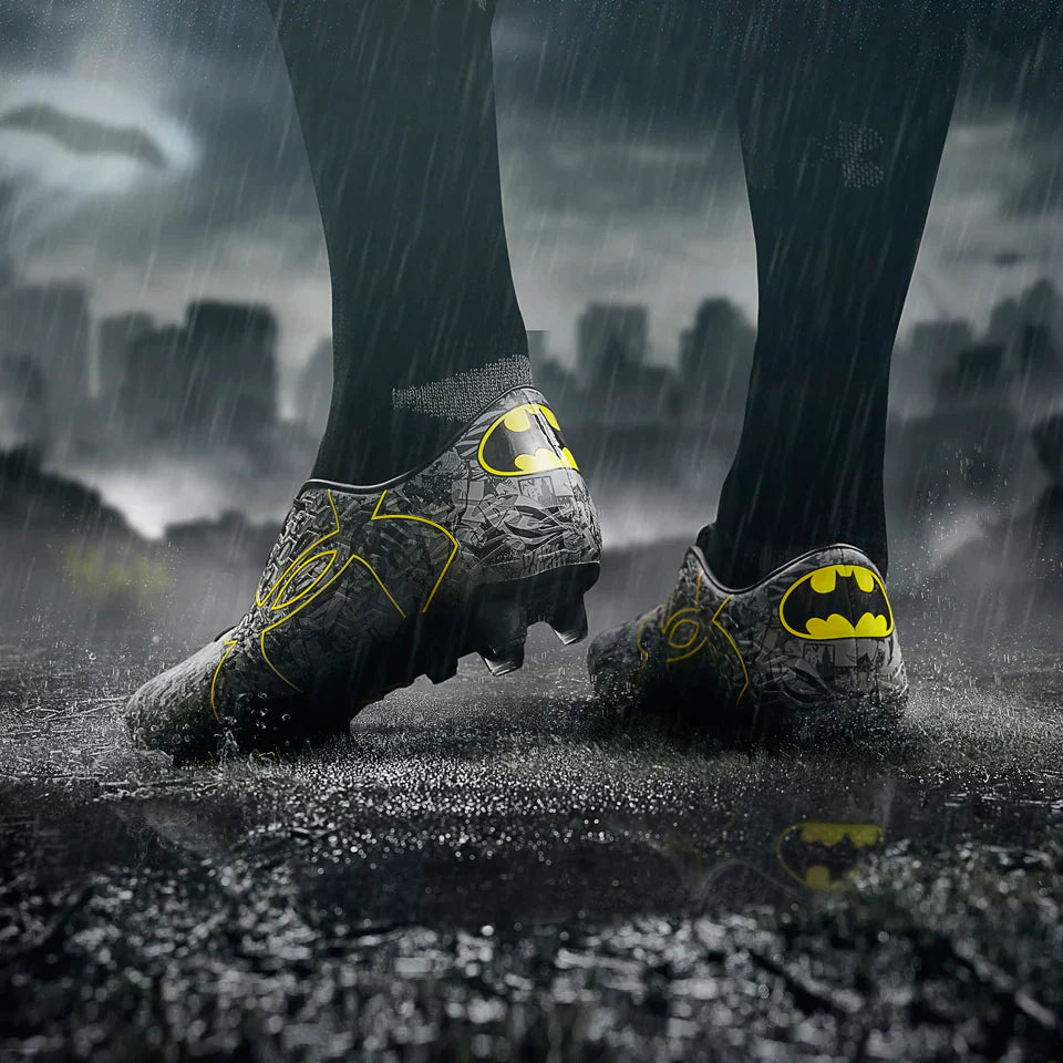 Botas de fútbol para terreno firme Under Armour Alter Ego Clutch Fit Force 2.0 FG Negro/Acero/Taxi