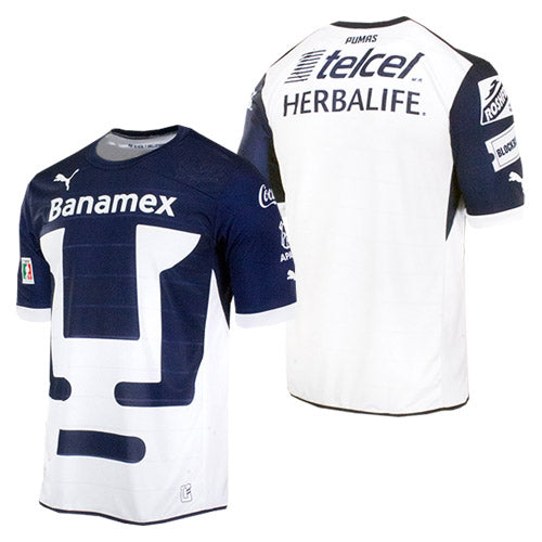 Puma Pumas Tercera jsy 2012 Blanco Nav Naval Blanca S