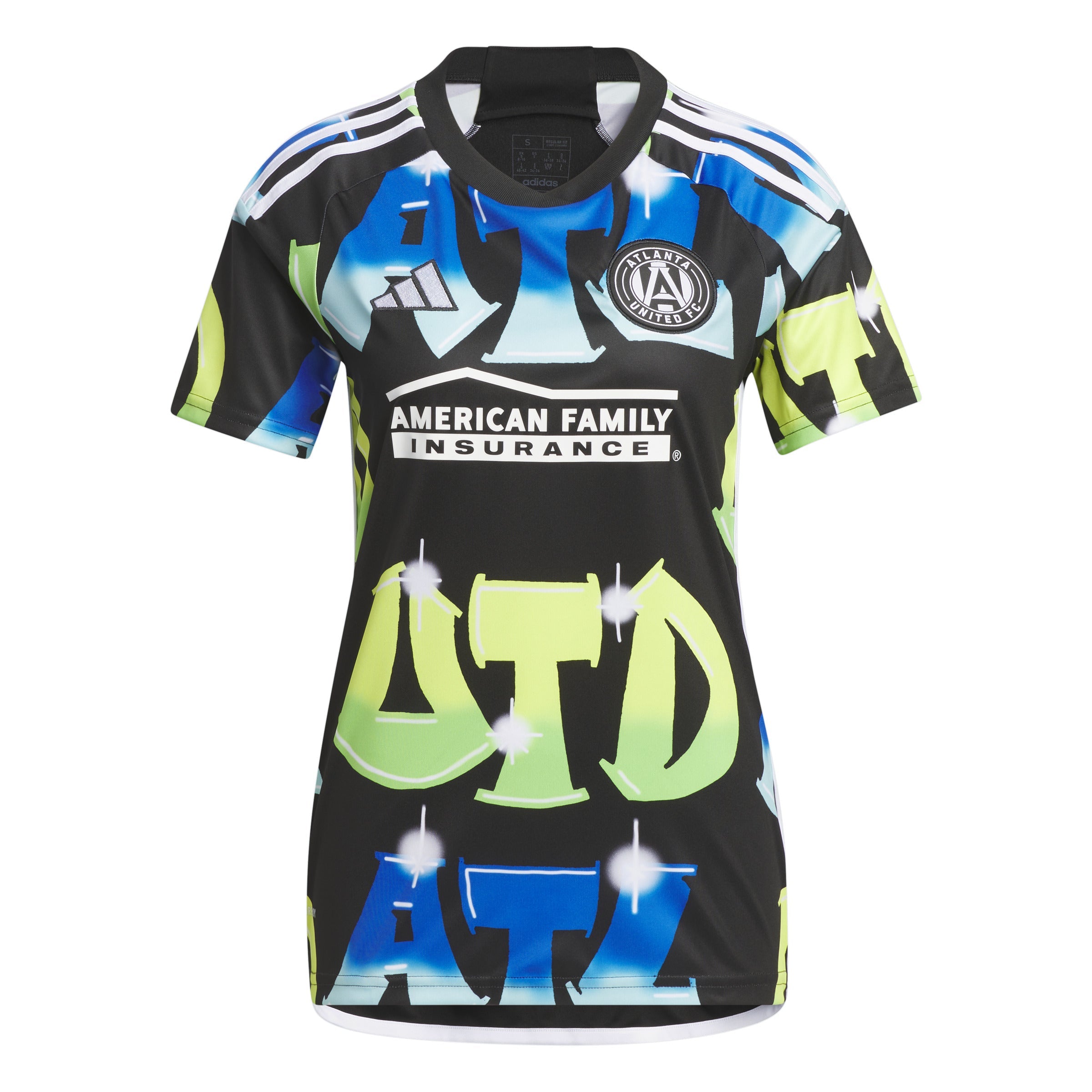 adidas Atlanta United Tercera camiseta 23 para mujer Negro S
