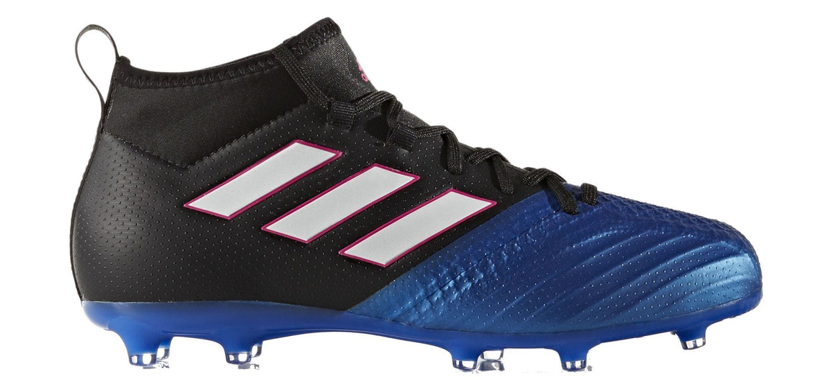 adidas Youth ACE 17.1 FG Firm Ground Soccer Cleats Black/White 4