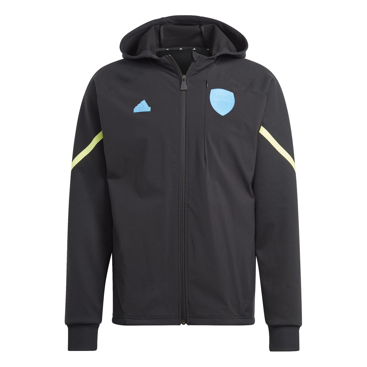 adidas Arsenal Designed for Gameday Full - Zip Hoodie 23/24 - Black - Best Buy Soccer