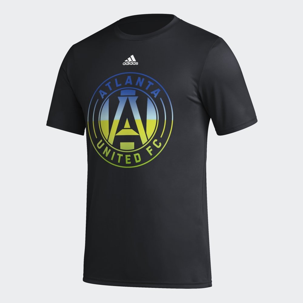 adidas Atlanta United Short Sleeve Pregame Tee - Best Buy Soccer