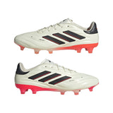 adidas Copa Pure 2 Elite FG Firm Ground Soccer Cleats - Ivory/Black/Solar Red - Best Buy Soccer
