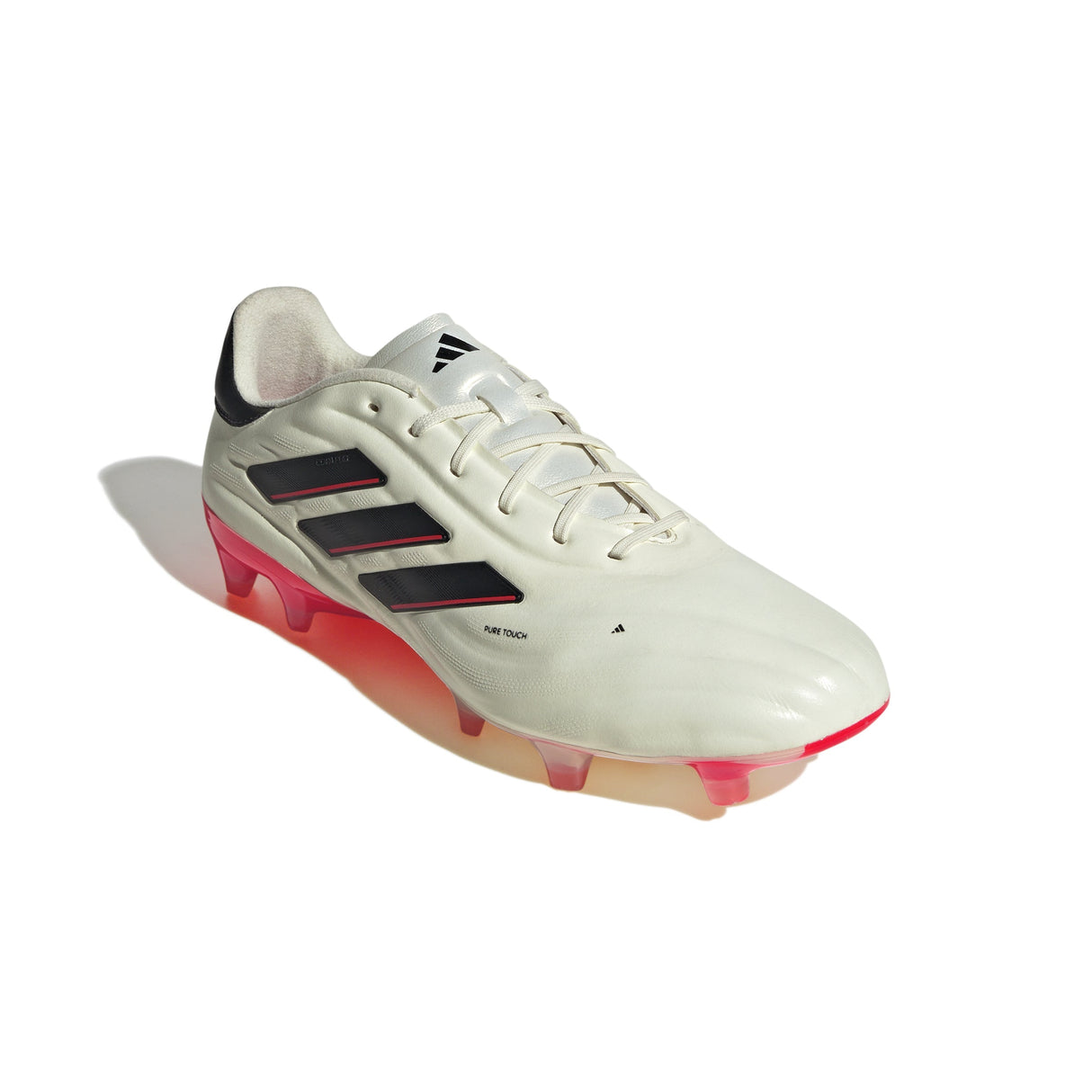 adidas Copa Pure 2 Elite FG Firm Ground Soccer Cleats - Ivory/Black/Solar Red - Best Buy Soccer