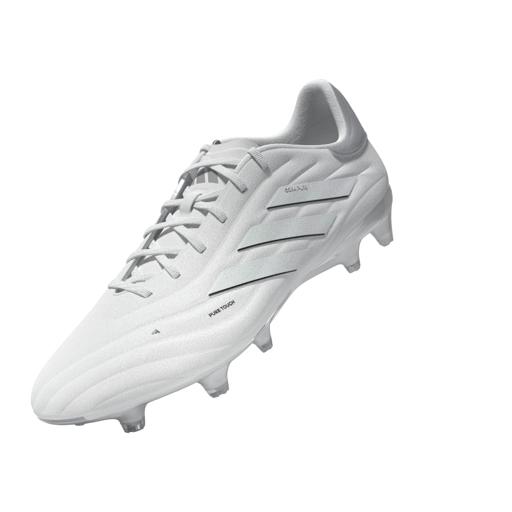 adidas Copa Pure 2 Elite FG Firm Ground Soccer Cleats - White/Silver Metallic - Best Buy Soccer