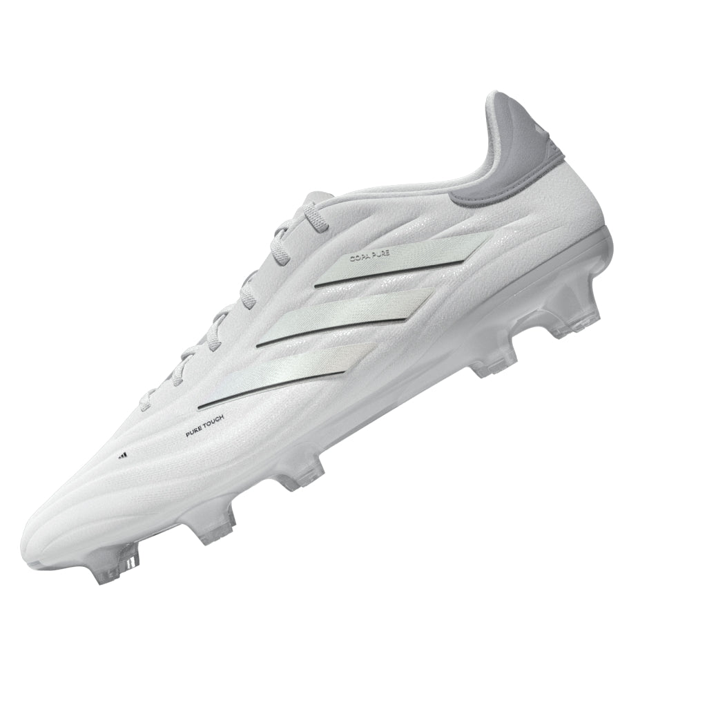 adidas Copa Pure 2 Elite FG Firm Ground Soccer Cleats - White/Silver Metallic - Best Buy Soccer