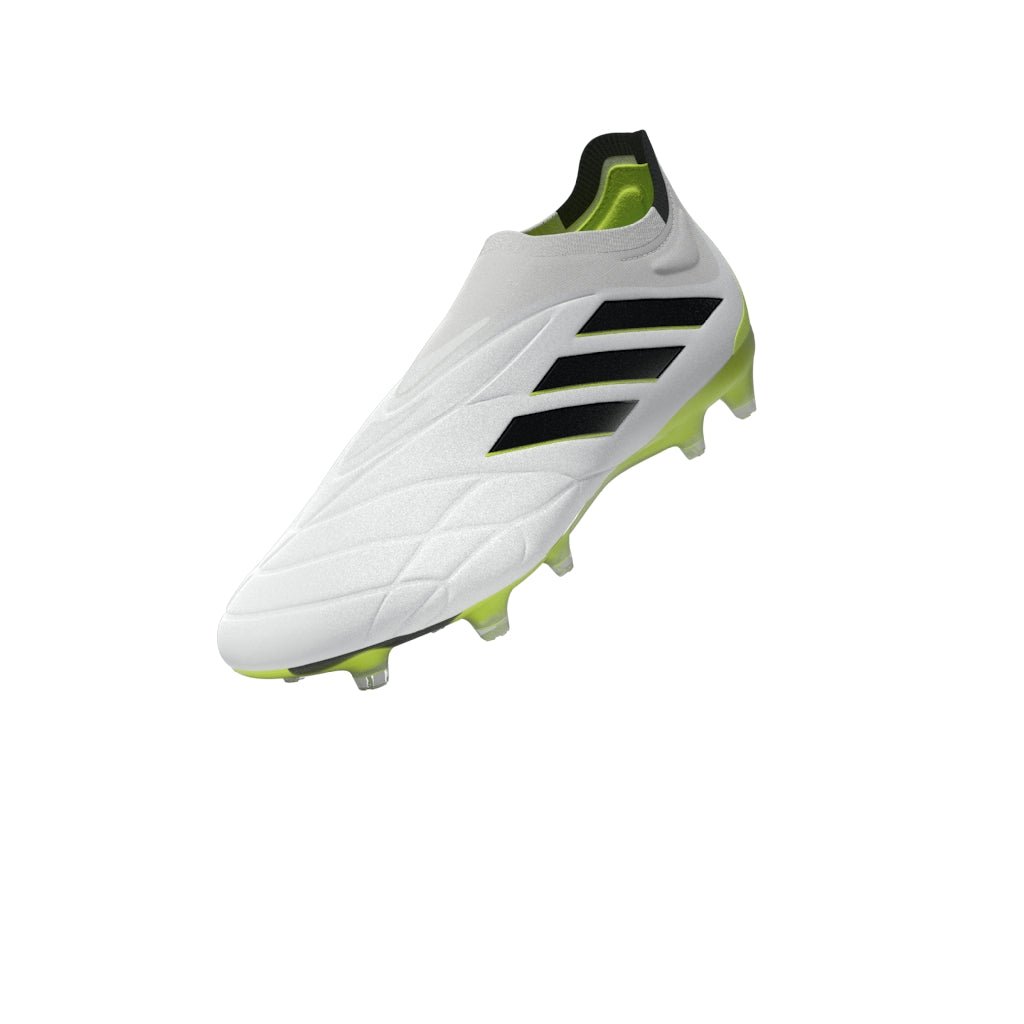 adidas Copa Pure+ FG Firm Ground Soccer Cleats White/Black/Lucid Lemon - Best Buy Soccer