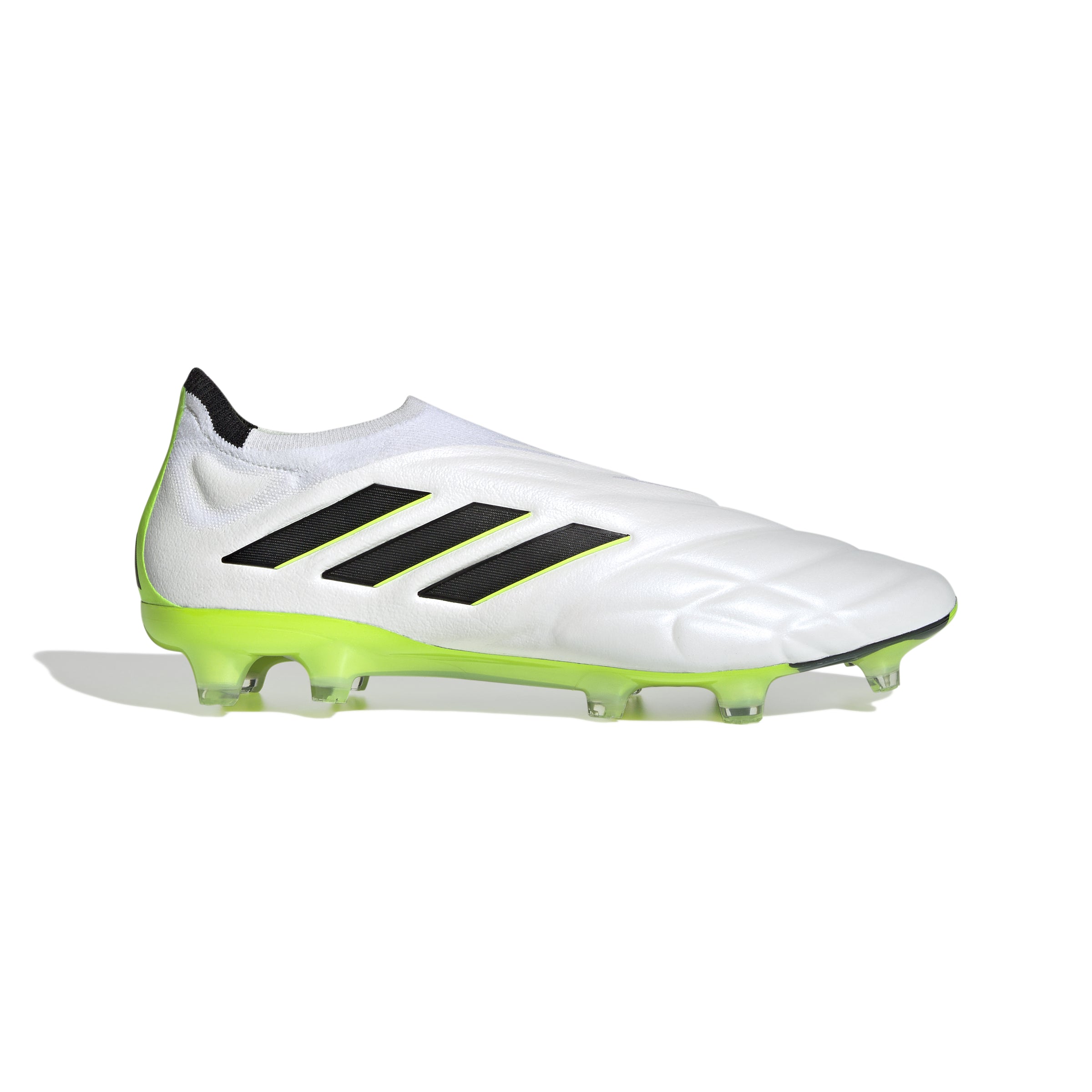 adidas Copa Pure+ FG Firm Ground Soccer Cleats White/Black/Lucid Lemon - Best Buy Soccer