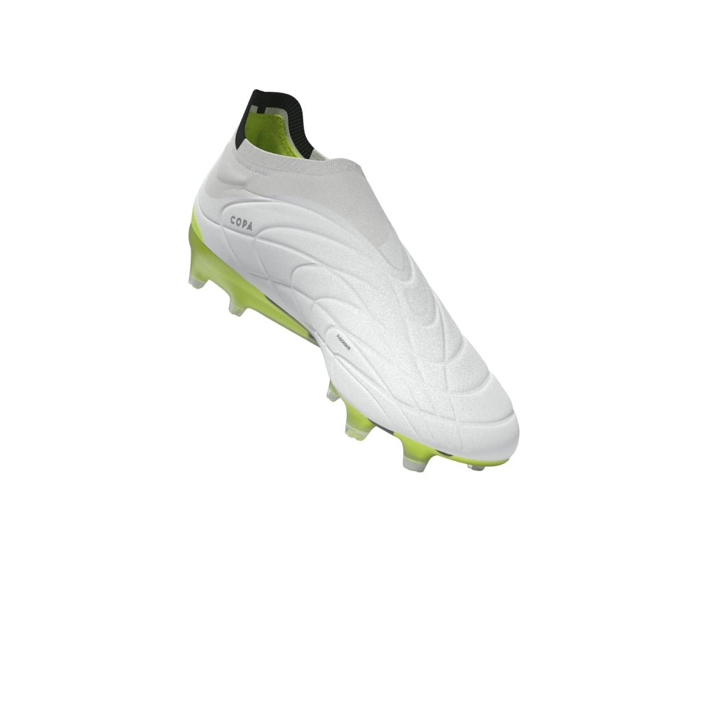adidas Copa Pure+ FG Firm Ground Soccer Cleats White/Black/Lucid Lemon - Best Buy Soccer