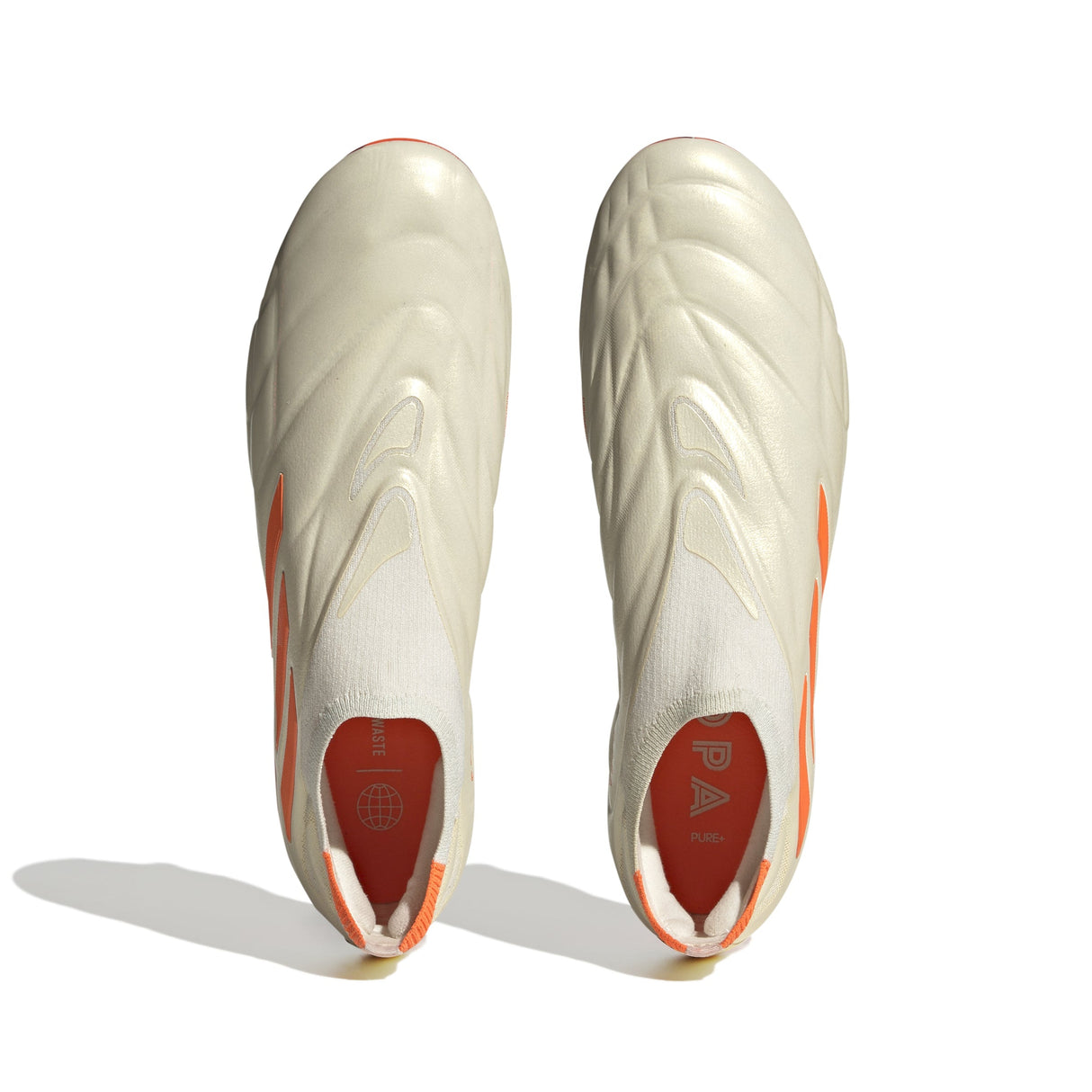 adidas Copa Pure+ FG Firm Ground Soccer Cleats White/Solar Orange - Best Buy Soccer