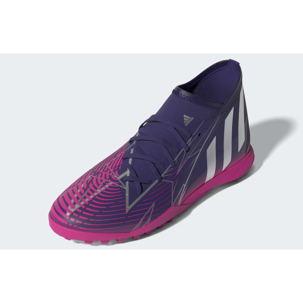 adidas Kid's Predator Edge 3 TF J Turf Football Boots Copper/Silver - Best Buy Soccer