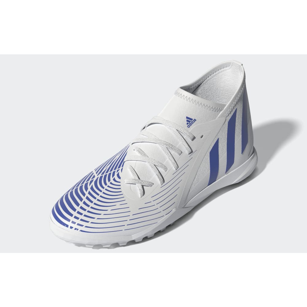 adidas Kid's Predator Edge 3 TF J Turf Football Boots White/Blue - Best Buy Soccer