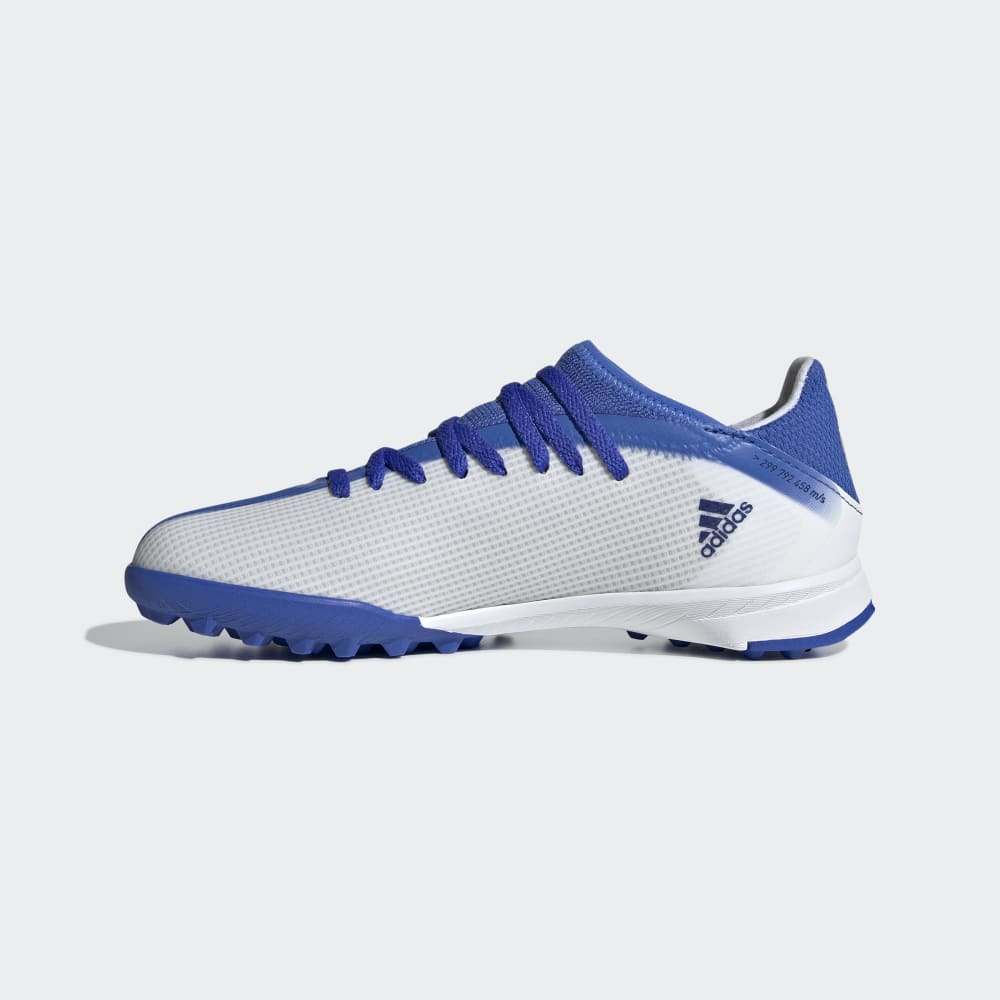 adidas Kid's X Speed Flow.3 TF J Turf Soccer Shoes White/Blue - Best Buy Soccer