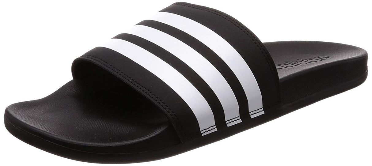 adidas Men's Adilette Comfort Slides Black/White - Best Buy Soccer