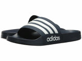 adidas Men's Adilette Shower Slides Navy/White - Best Buy Soccer
