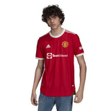 adidas Men's Manchester United Home Authentic Jersey 21 - Best Buy Soccer