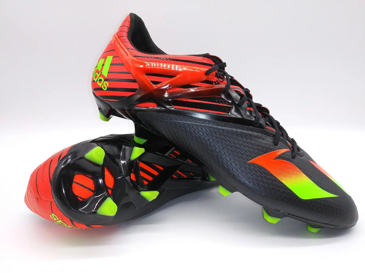 adidas Messi 15.1 FG/AG Multi - Ground Soccer Cleats - Black/Solar Green/Solar Red - Best Buy Soccer
