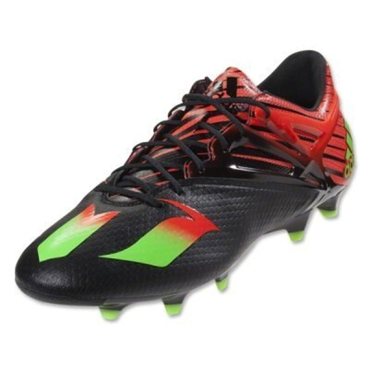 adidas Messi 15.1 FG/AG Multi - Ground Soccer Cleats - Black/Solar Green/Solar Red - Best Buy Soccer