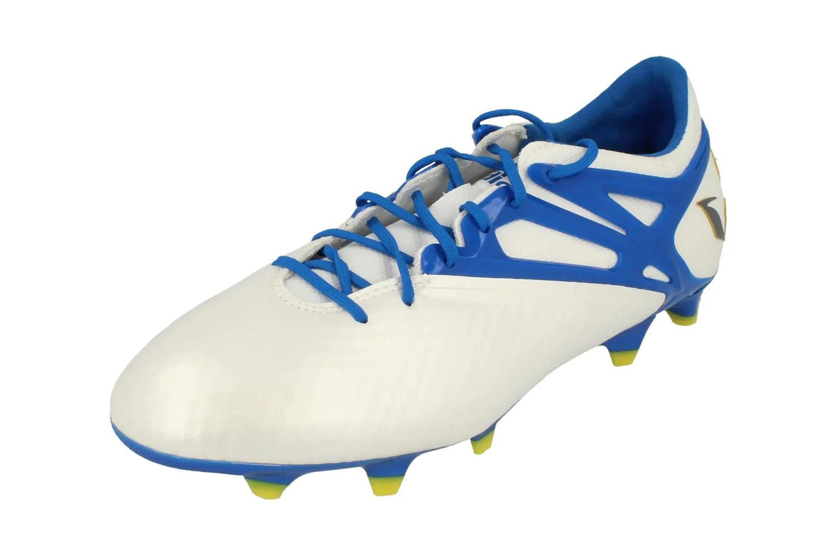 adidas Messi 15.1 FG/AG Multi - Ground Soccer Cleats - White/Blue/Black - Best Buy Soccer
