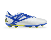 adidas Messi 15.1 FG/AG Multi - Ground Soccer Cleats - White/Blue/Black - Best Buy Soccer