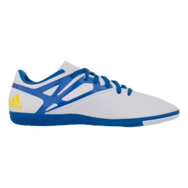 adidas Messi 15.3 IN Youth Indoor Soccer Shoes White/Blue/Black - Best Buy Soccer