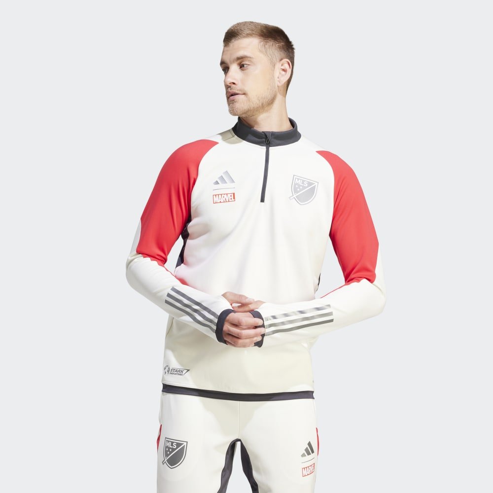 Adidas MLS オールスタージャケット（Marvel Anthem） Marvel 2023 MLS All-Star x Anthem Track Jacket Full Zip Gray