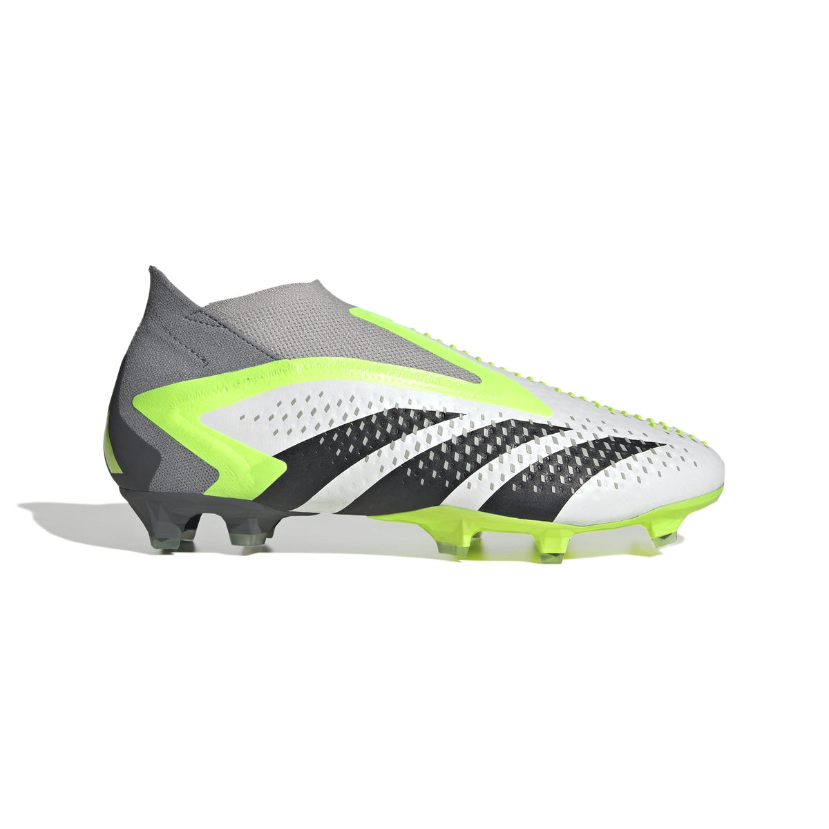 Adidas Predator Accuracy+ FG \'Lucid Lemon\' GZ2604 Soccer size 13 ADIDAS PREDATOR ACCURACY+ FG FOOTWEAR WHITE/CORE BLACK/LUCID  main image 3
