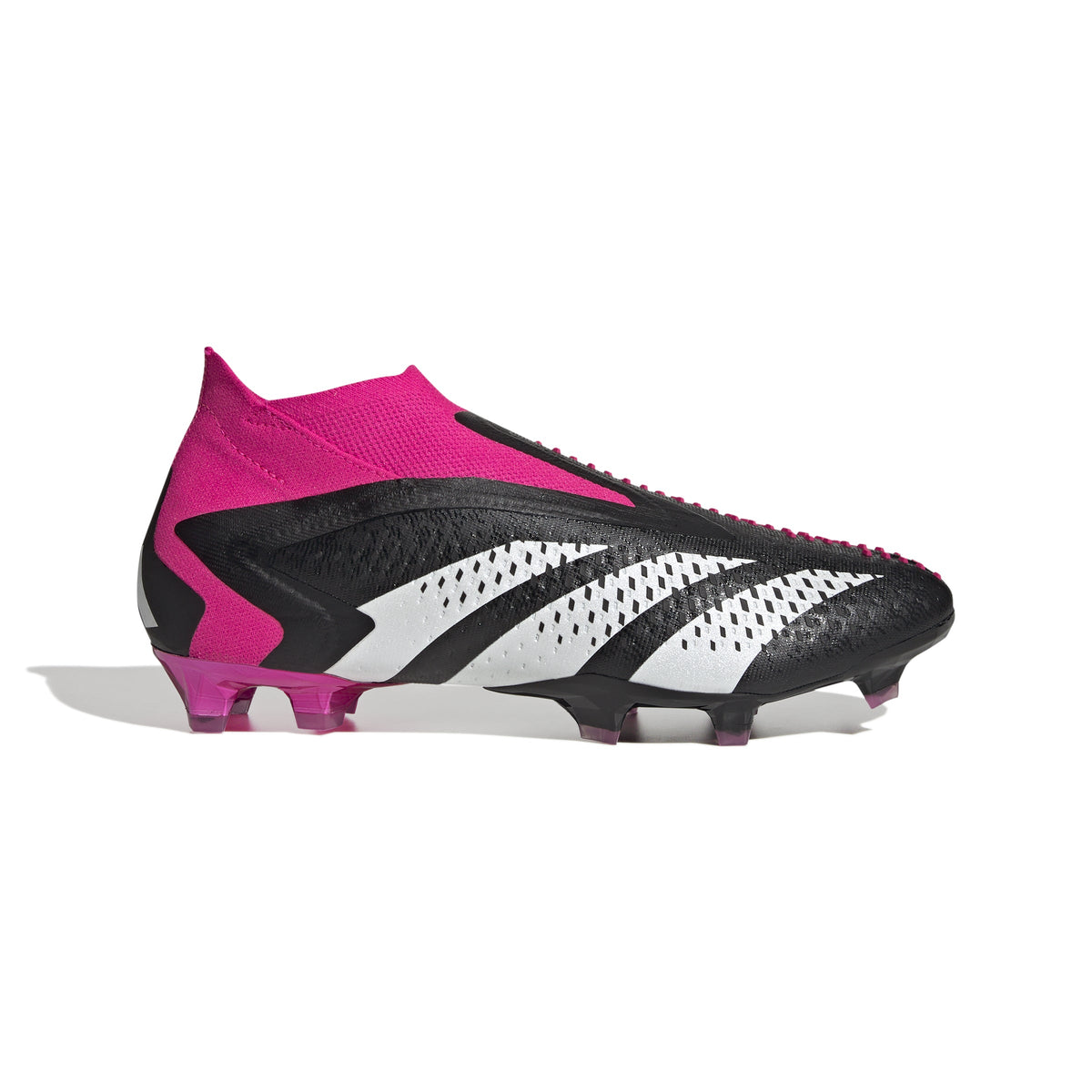 Adidas Predator Accuracy .1 FG Soccer Cleats Mens 5.5-8.5 Black Pink White adidas Predator ACCURACY.1 Firm Ground Soccer Cleats - Core  main image 4