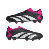 adidas Predator Accuracy.3 Low FG Firm Ground Cleats Black/White/Pink - Best Buy Soccer