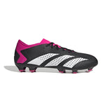 adidas Predator Accuracy.3 Low FG Firm Ground Cleats Black/White/Pink - Best Buy Soccer