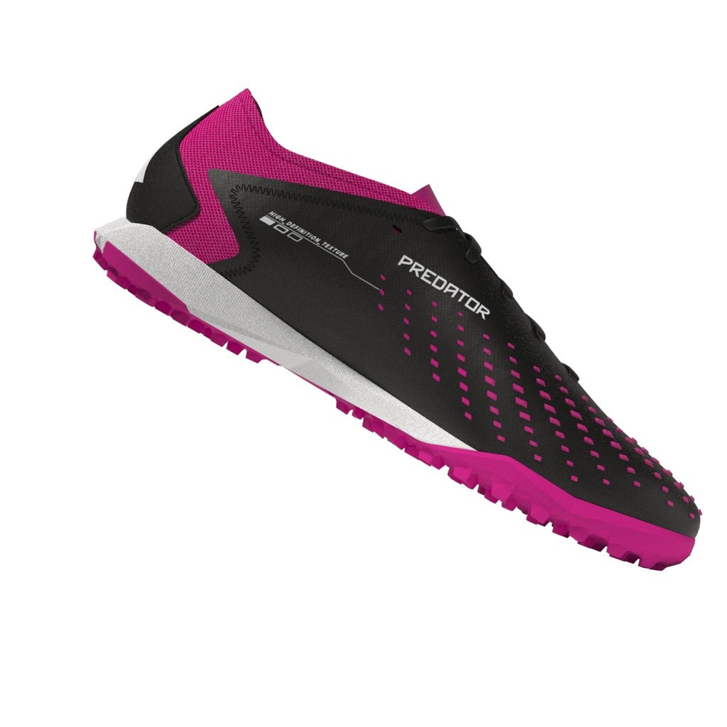adidas Predator Accuracy.3 TF Turf Shoes Black/White/Pink - Best Buy Soccer