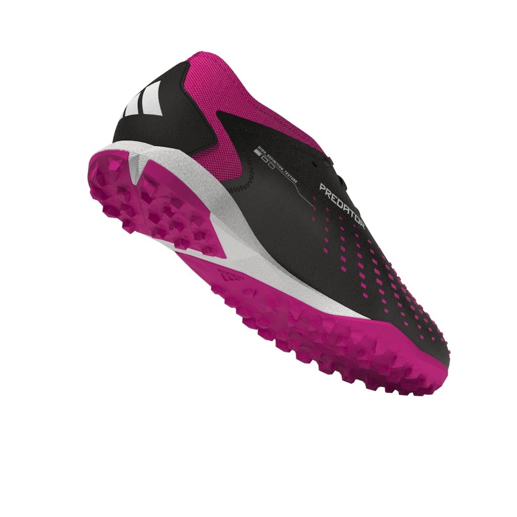adidas Predator Accuracy.3 TF Turf Shoes Black/White/Pink - Best Buy Soccer